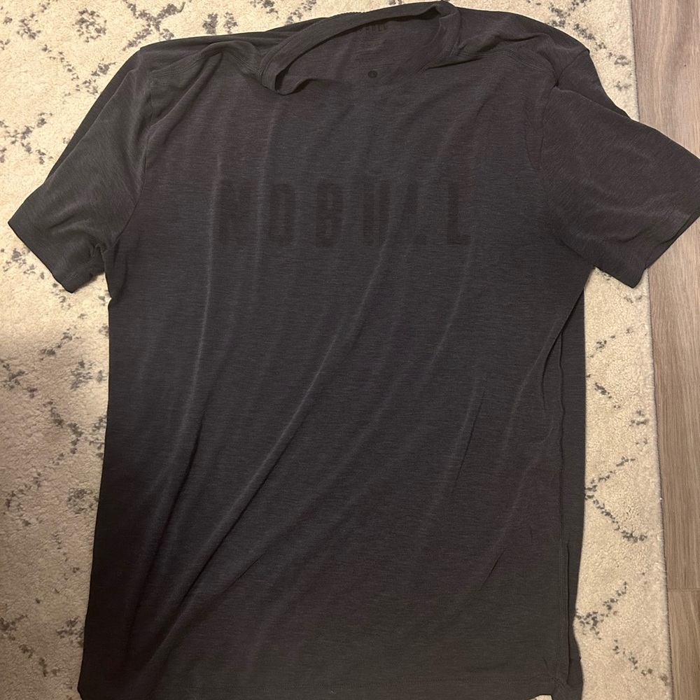 NOBULL Men's Short Sleeve TShirt Navy Sz L